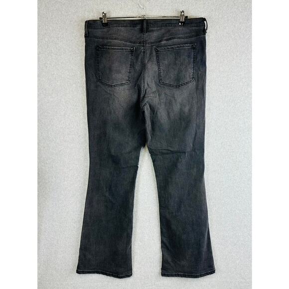 Vintage X America Womans Size 16 Bootcut Jeans Grey Denim Stretch Pockets - Picture 5 of 9